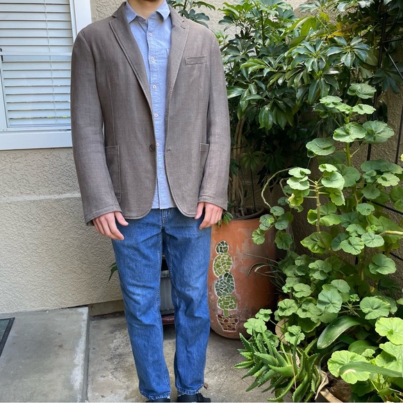 Brown Armani Collezioni wool jacket - Picture 2 of 12